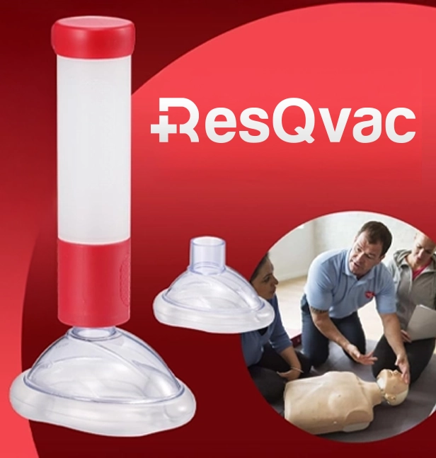 ResQVac anti-choking suction device with masks