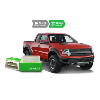 SynGas fuel saver OBD2 device plugged into car port